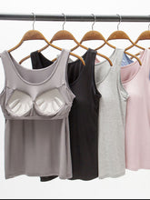 Load image into Gallery viewer, Wide Strap Modal Tank with Bra