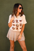 Load image into Gallery viewer, Pumpkin Boots &amp; Bows Tee