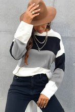 Load image into Gallery viewer, Perfee Longing For Fall Color Block Sweater