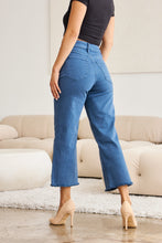 Load image into Gallery viewer, RFM Crop Chloe Tummy Control High Waist Raw Hem Jeans