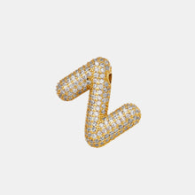 Load image into Gallery viewer, Gold-Plated Inlaid Zircon Letter Necklace