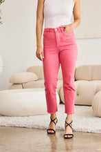 Load image into Gallery viewer, RFM Crop Dylan Tummy Control High Waist Raw Hem Jeans