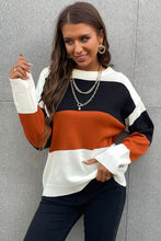 Load image into Gallery viewer, Perfee Longing For Fall Color Block Sweater