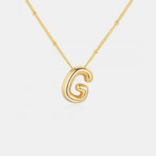 Load image into Gallery viewer, Gold-Plated Letter Pendant Necklace