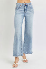 Load image into Gallery viewer, RISEN Tummy Control High Rise Crop Wide Leg Jeans