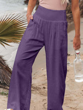 Load image into Gallery viewer, Smocked Waist Wide Leg Pants (7 Colors)