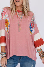 Load image into Gallery viewer, Boho Patchwork Long Sleeve Top (2 Colors)