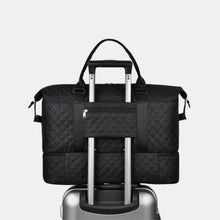 Load image into Gallery viewer, Diamond Grid Oxford Cloth Oversize Travel Bag