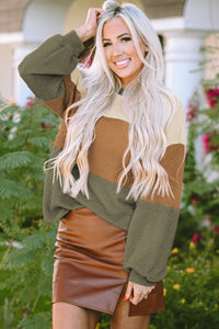 Autumn Glow Waffle Knit Top