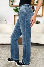 Load image into Gallery viewer, Judy Blue Mid Rise Release Hem Jeans