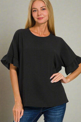 Flutter Sleeve Top