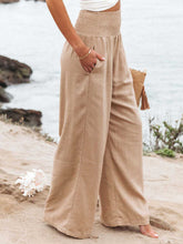 Load image into Gallery viewer, Smocked Waist Wide Leg Pants (7 Colors)