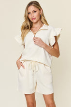 Load image into Gallery viewer, Double Take Flounce Sleeve Top and Shorts Set (7 Colors)