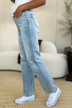 Load image into Gallery viewer, Judy Blue High Waist Distressed Straight Jeans