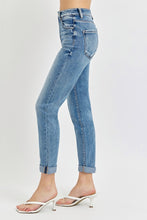 Load image into Gallery viewer, Risen High Rise Cropped Roll Up Jeans