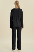 Load image into Gallery viewer, Cable-Knit Long Sleeve Top and Pants Set (Small-3X)