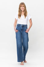 Load image into Gallery viewer, Judy Blue Full Size Double Button Wide Leg Jeans