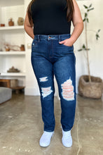 Load image into Gallery viewer, Judy Blue High Waist Rigid Magic Heavy Destroy Straight Jeans