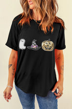 Load image into Gallery viewer, Spooky Glitter Patch Tee