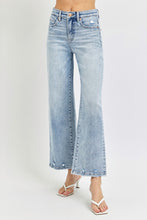 Load image into Gallery viewer, RISEN Tummy Control High Rise Crop Wide Leg Jeans