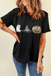 Spooky Glitter Patch Tee