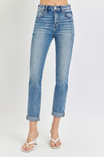 Load image into Gallery viewer, Risen High Rise Cropped Roll Up Jeans