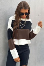 Load image into Gallery viewer, Perfee Longing For Fall Color Block Sweater