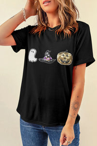 Spooky Glitter Patch Tee