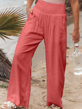 Load image into Gallery viewer, Smocked Waist Wide Leg Pants (7 Colors)