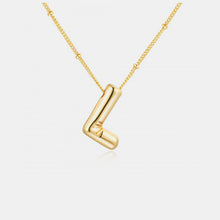 Load image into Gallery viewer, Gold-Plated Letter Pendant Necklace