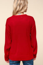 Load image into Gallery viewer, Haptics Santa Sparkle Brushed Sweater