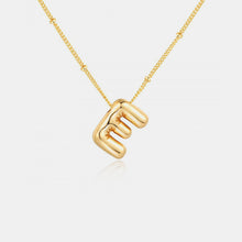 Load image into Gallery viewer, Gold-Plated Letter Pendant Necklace