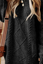 Load image into Gallery viewer, Cable-Knit Sweater Dress