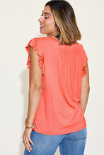 Load image into Gallery viewer, Bamboo Ruffled Short Sleeve T-Shirt