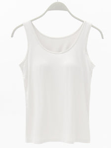 Wide Strap Modal Tank with Bra