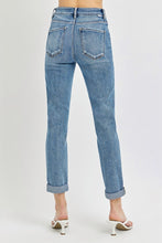 Load image into Gallery viewer, Risen High Rise Cropped Roll Up Jeans