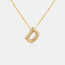 Load image into Gallery viewer, Gold-Plated Letter Pendant Necklace