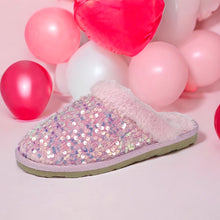 Load image into Gallery viewer, Sequin Princess Slippers