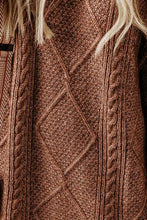 Load image into Gallery viewer, Cable-Knit Sweater Dress