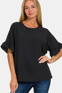 Flutter Sleeve Top