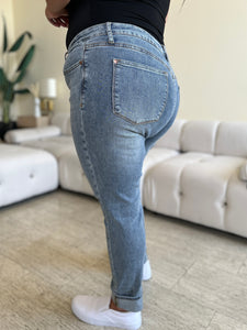 Judy Blue High Waist Cuff Hem Jeans