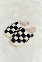 Load image into Gallery viewer, Melody Checkered Print Plush Slide Slippers