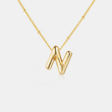 Load image into Gallery viewer, Gold-Plated Letter Pendant Necklace