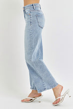 Load image into Gallery viewer, RISEN Tummy Control High Rise Crop Wide Leg Jeans