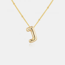 Load image into Gallery viewer, Gold-Plated Letter Pendant Necklace