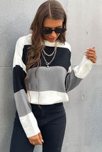 Load image into Gallery viewer, Perfee Longing For Fall Color Block Sweater