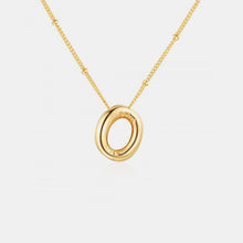 Load image into Gallery viewer, Gold-Plated Letter Pendant Necklace