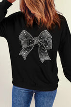 Load image into Gallery viewer, Sparkly Bow Sweatshirt