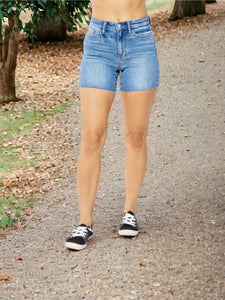 Judy Blue High Waist Slim Denim Shorts