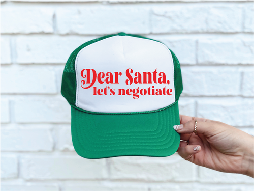 Dear Santa Lets Negotiate